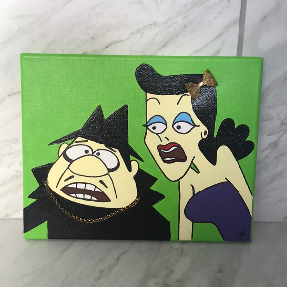 Boris and Natasha Other - Boris and Natasha canvass painting pop art